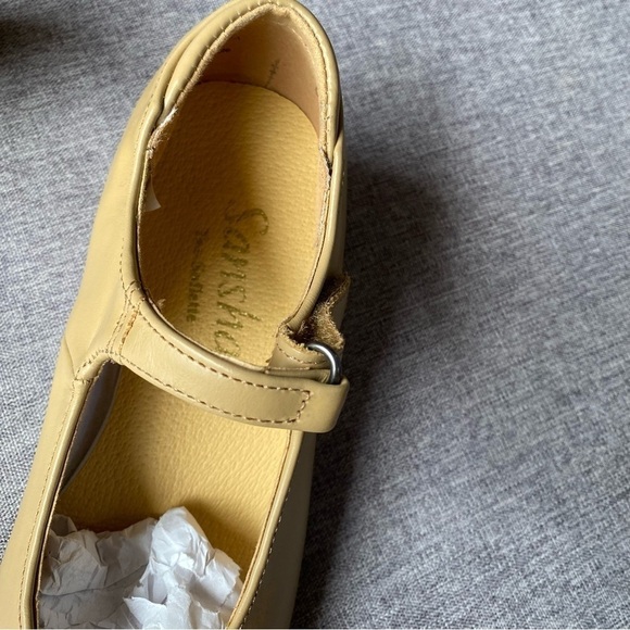 Sansha youth Tan Leather Tap shoes TA24L TEE-SOFIETTE, Size: 4.5 - Picture 4 of 7